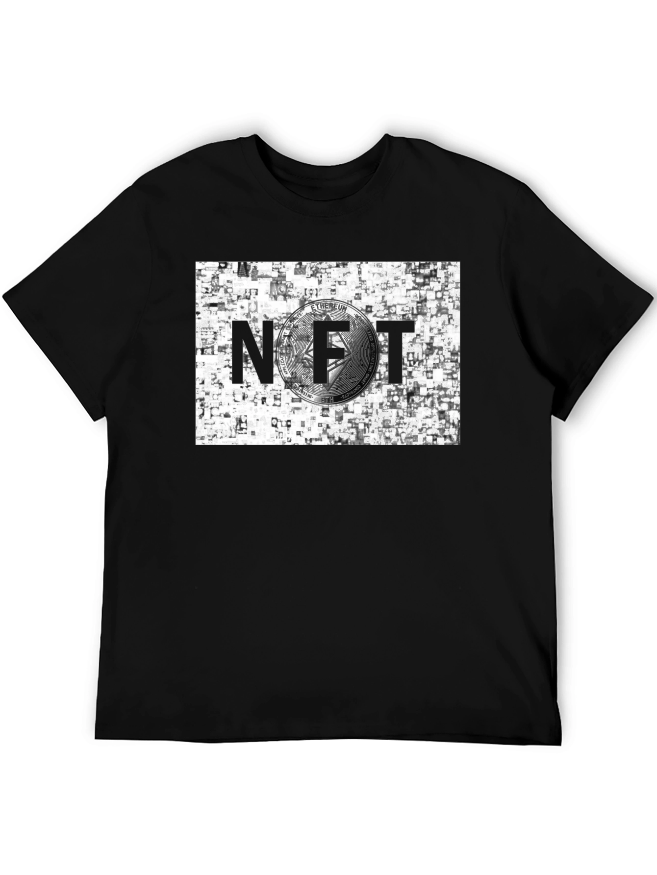 NFT Ethereum Crypto Black T-Shirt