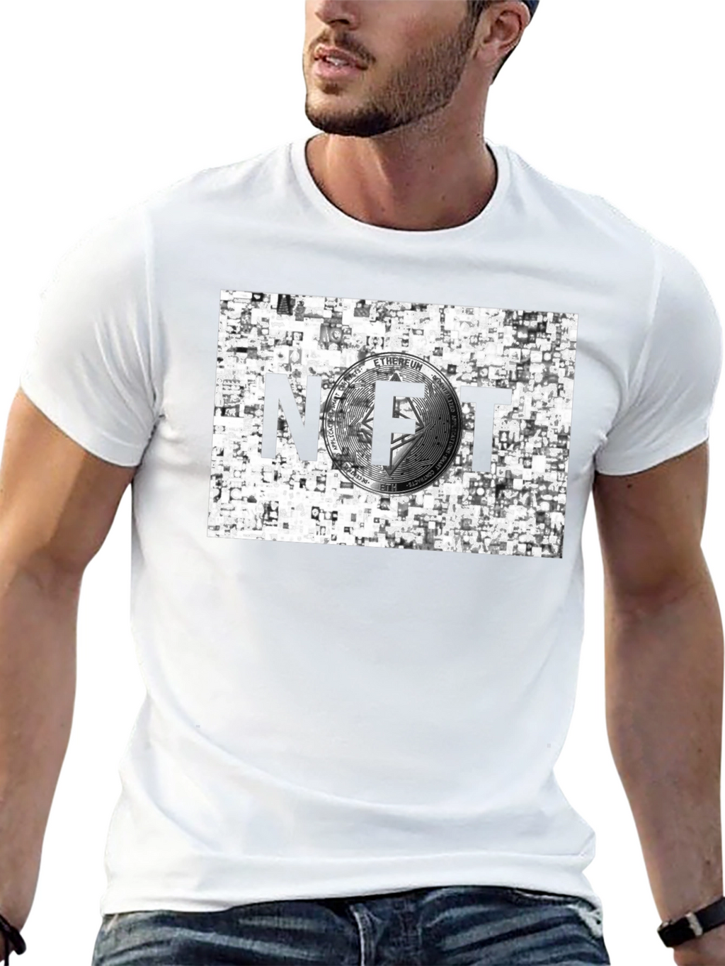 NFT Ethereum Crypto Black T-Shirt