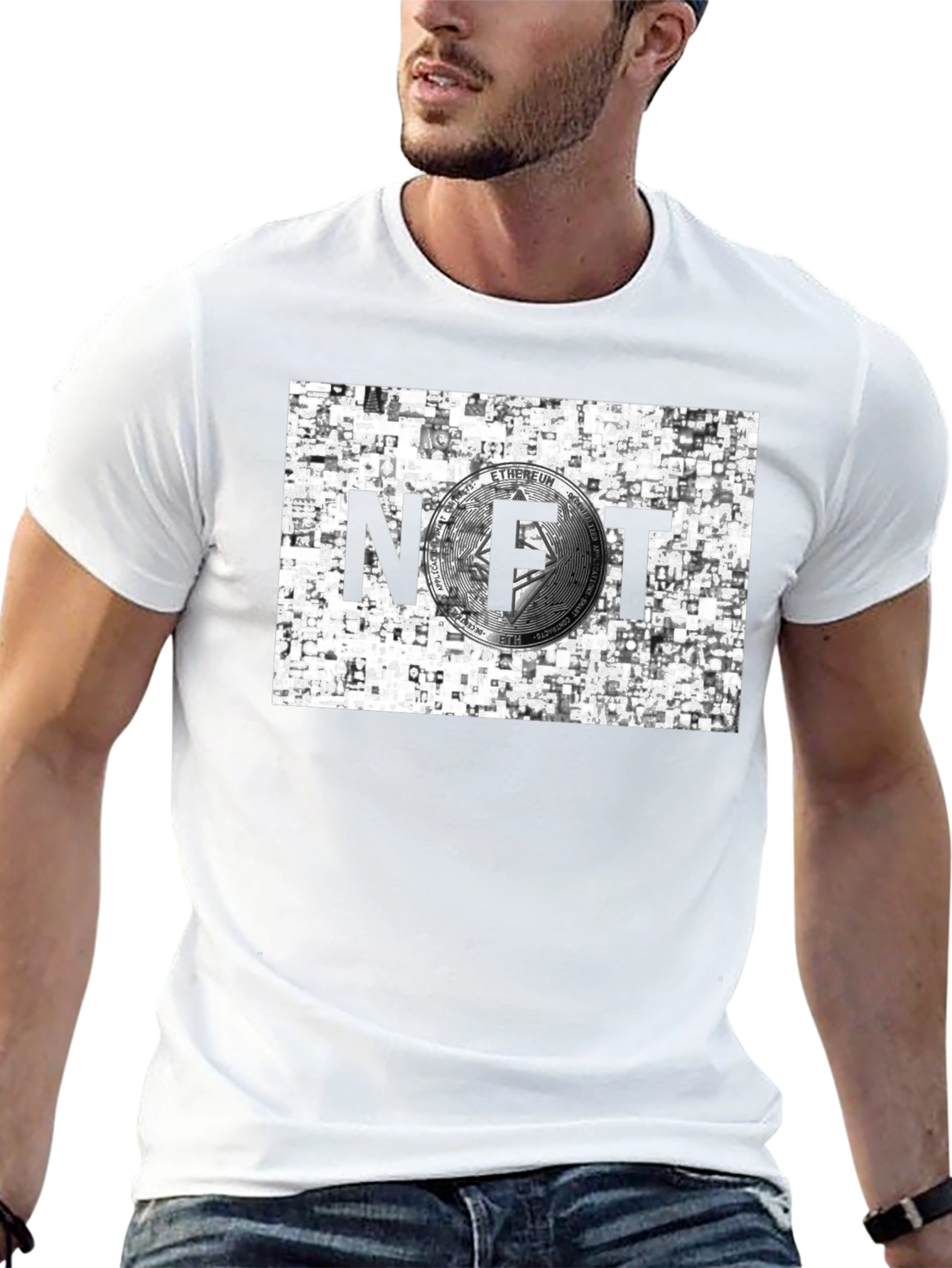 NFT Ethereum Crypto Black T-Shirt