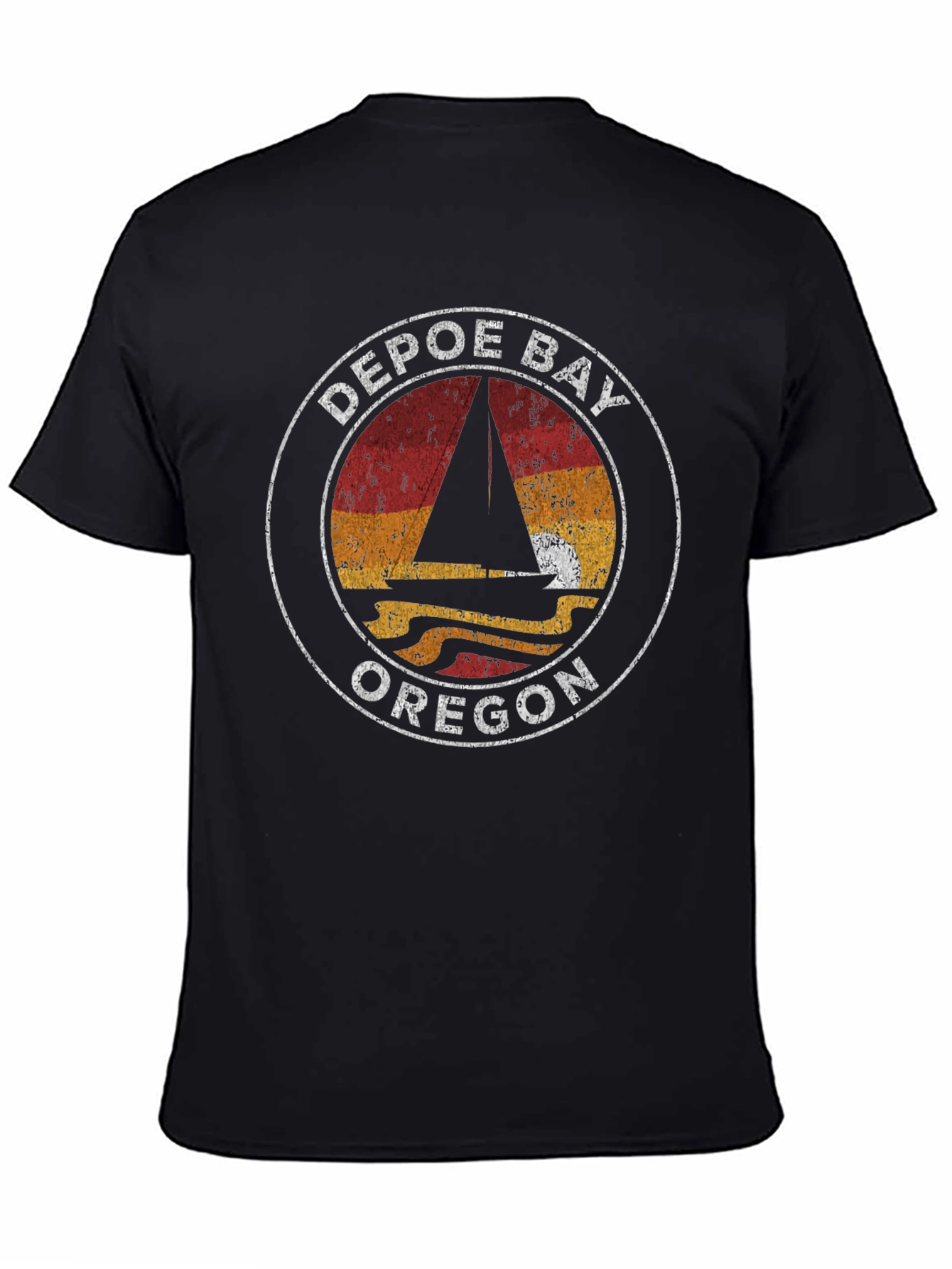 Depoe Bay Oregon Retro T-Shirt