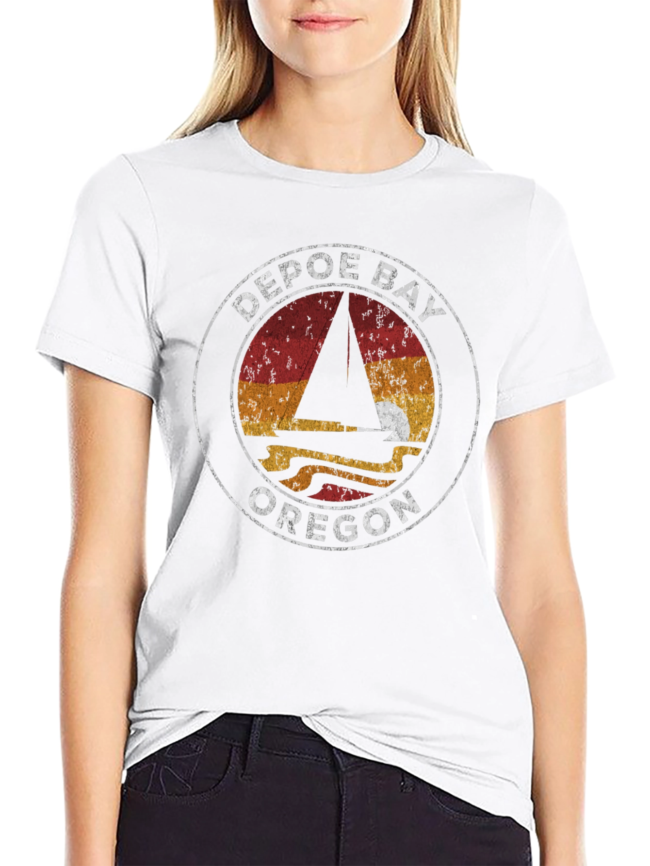 Depoe Bay Oregon Retro T-Shirt