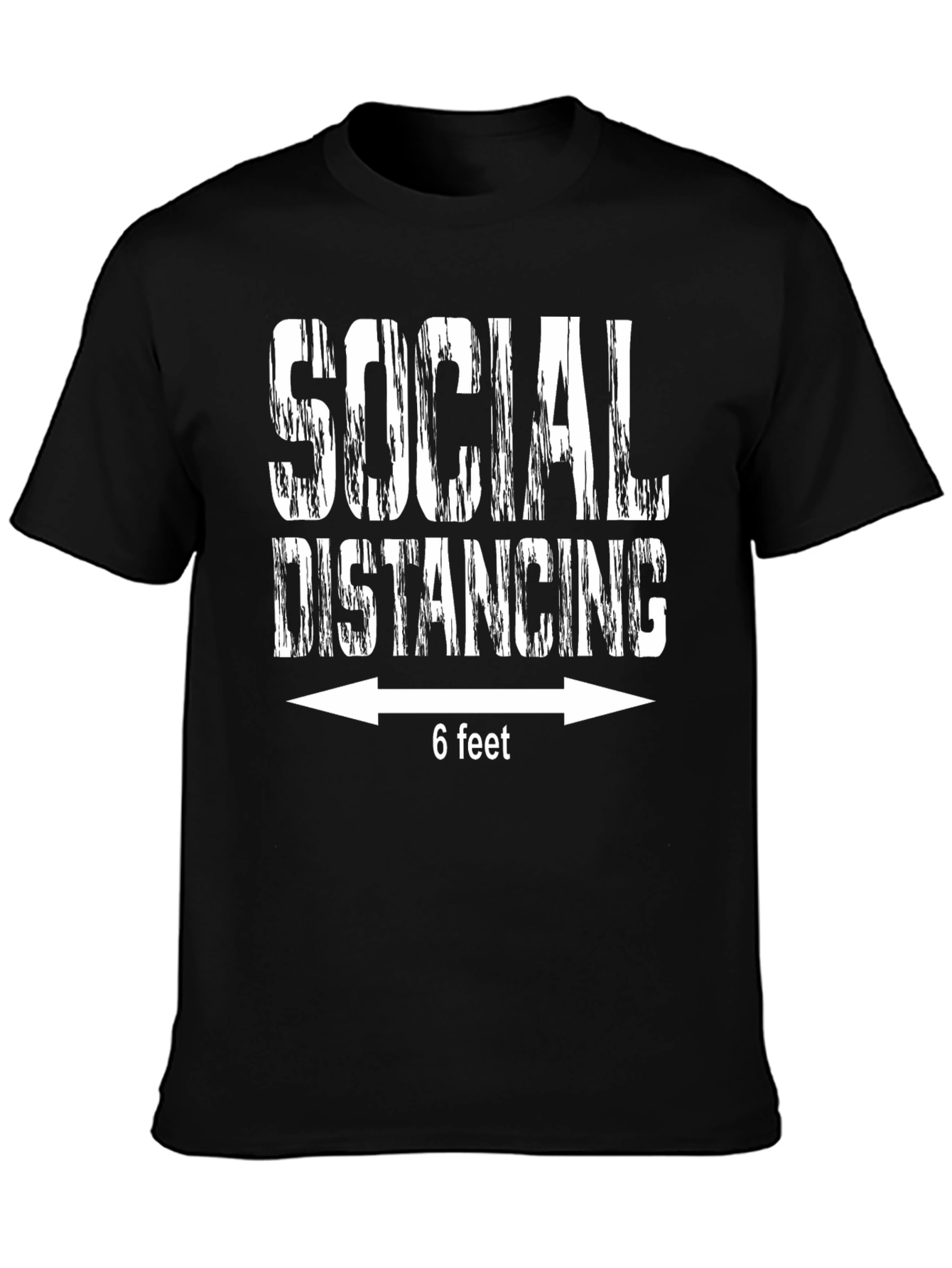Social Distancing 6 Feet Funny T-Shirt