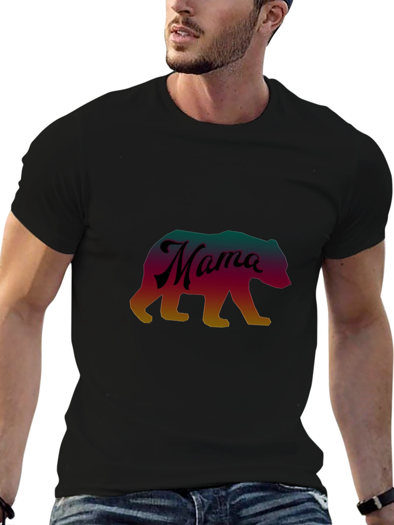 Mama Bear Graphic T-Shirt - Casual Comfort
