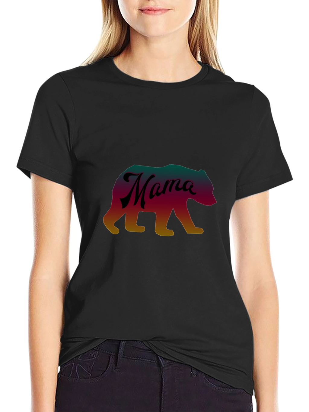 Mama Bear Graphic T-Shirt - Casual Comfort