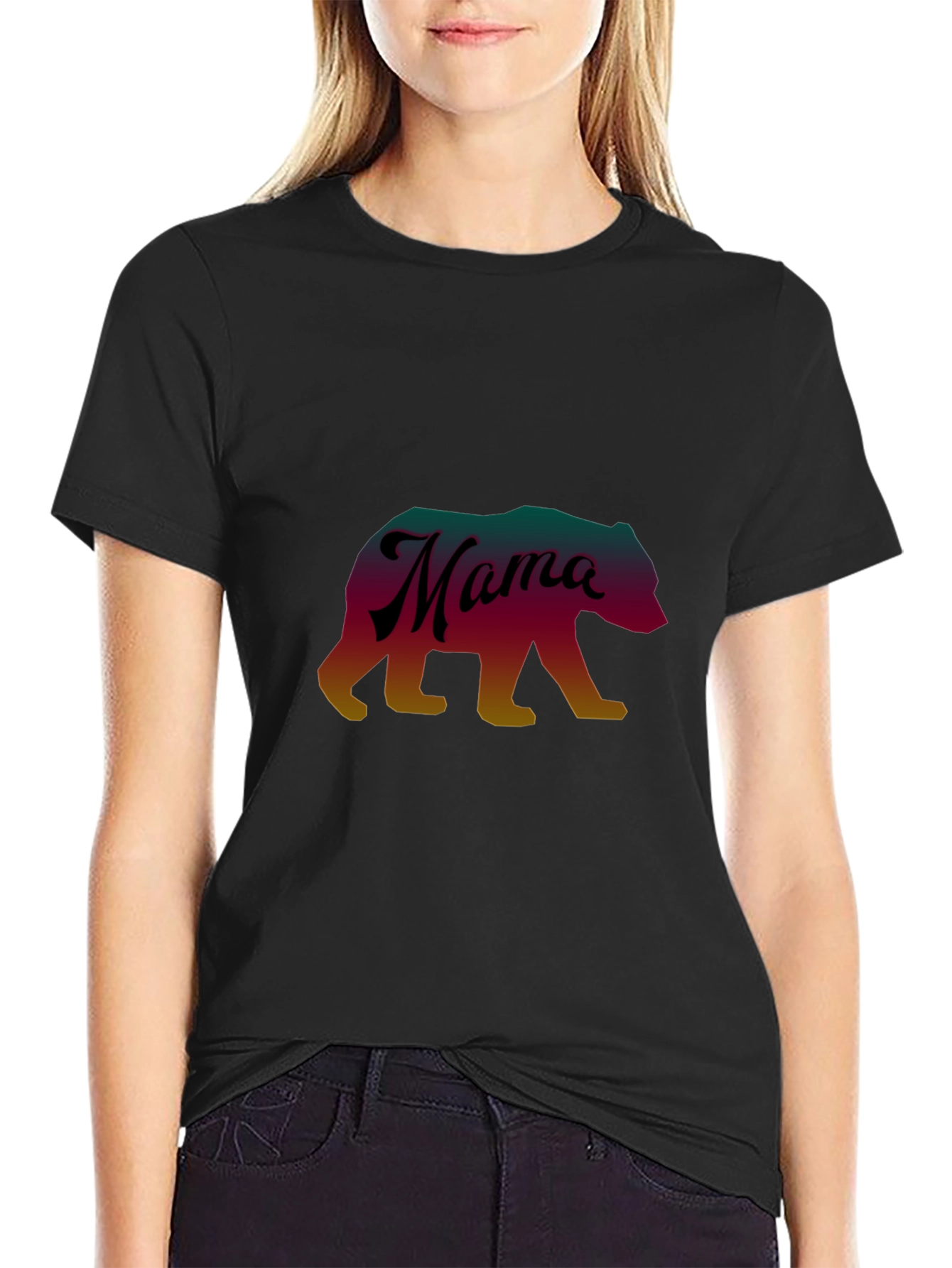 Mama Bear Graphic T-Shirt - Casual Comfort