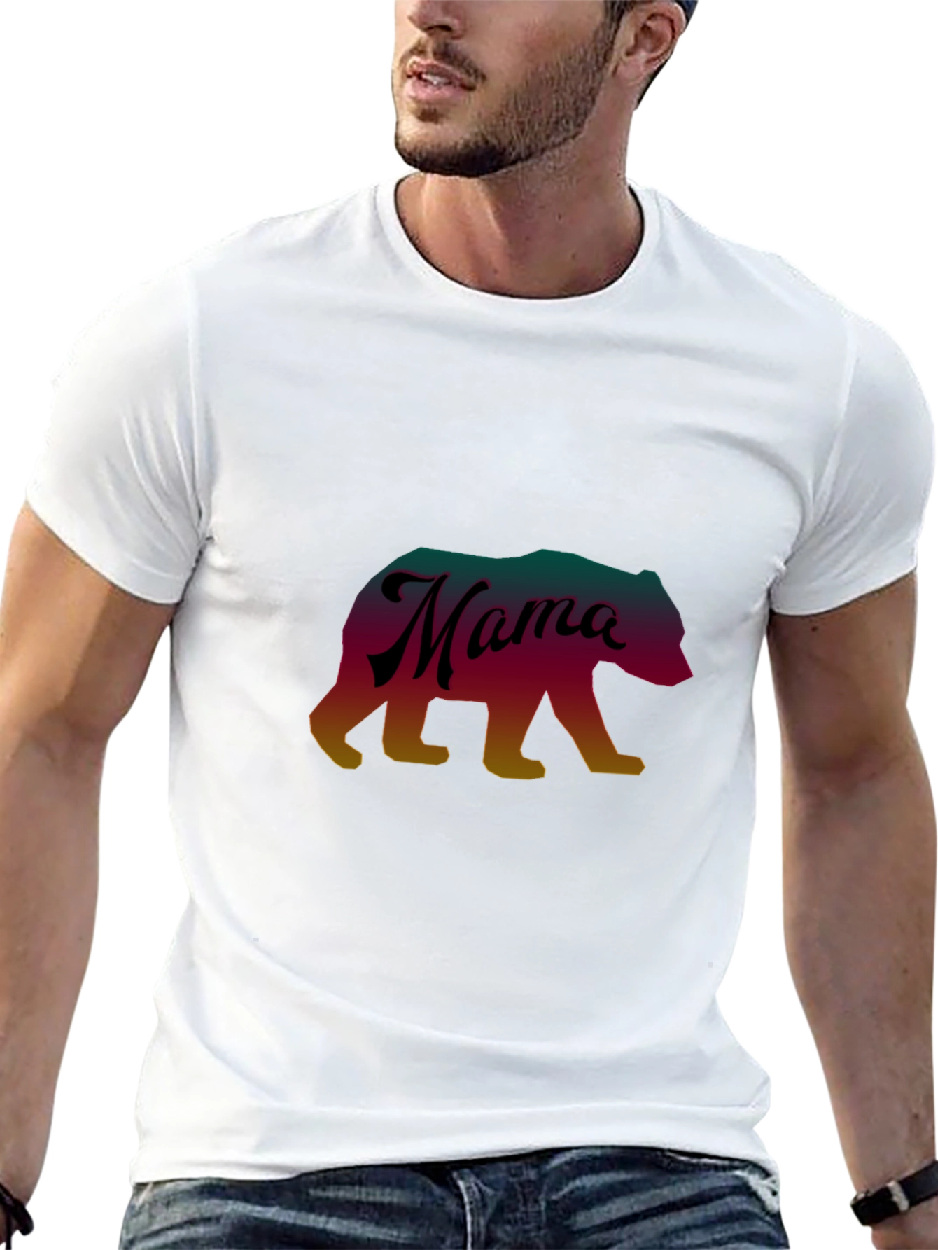 Mama Bear Graphic T-Shirt - Casual Comfort
