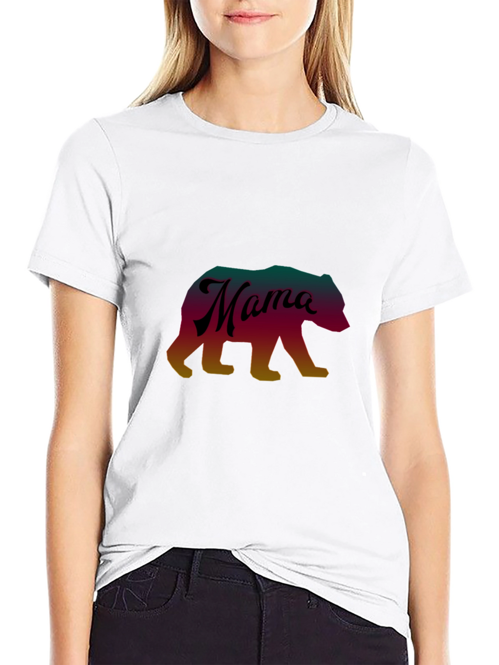 Mama Bear Graphic T-Shirt - Casual Comfort