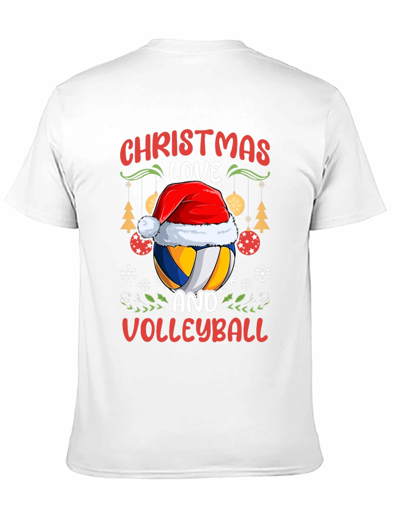 Christmas Volleyball T-Shirt: Holiday Love Gift