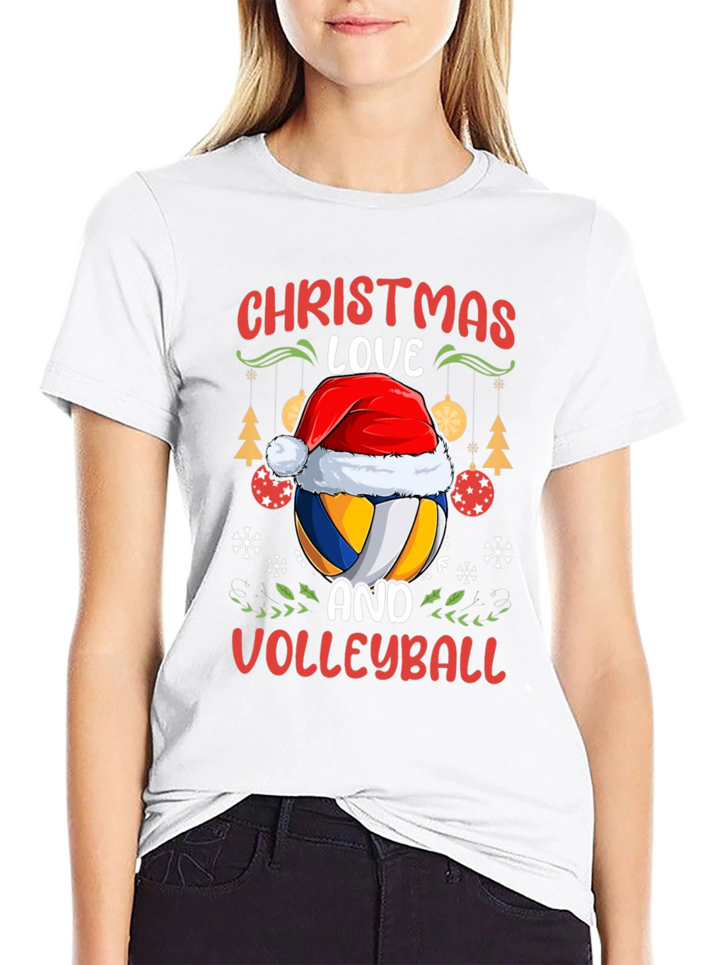 Christmas Volleyball T-Shirt: Holiday Love Gift