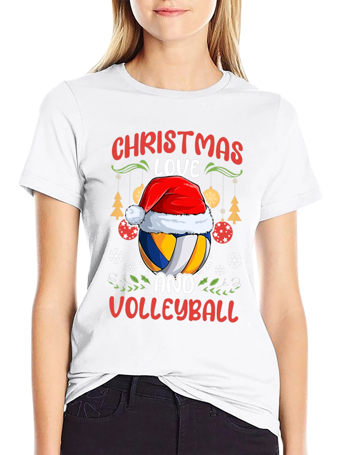 Christmas Volleyball T-Shirt: Holiday Love Gift