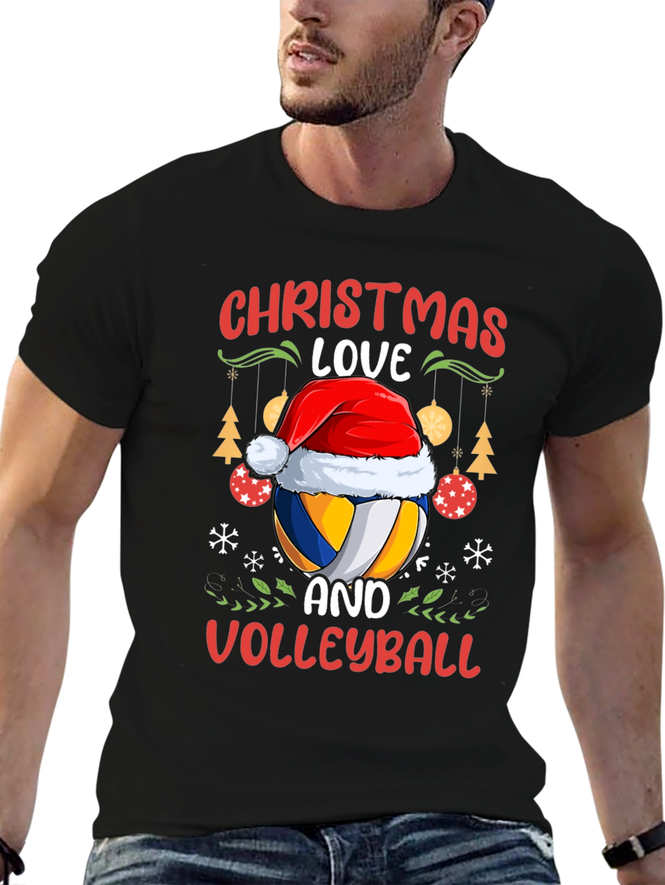 Christmas Volleyball T-Shirt: Holiday Love Gift