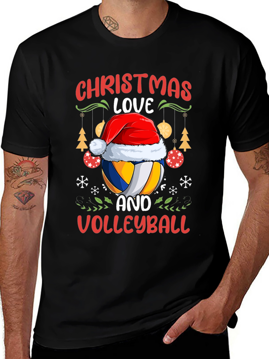Christmas Volleyball T-Shirt: Holiday Love Gift