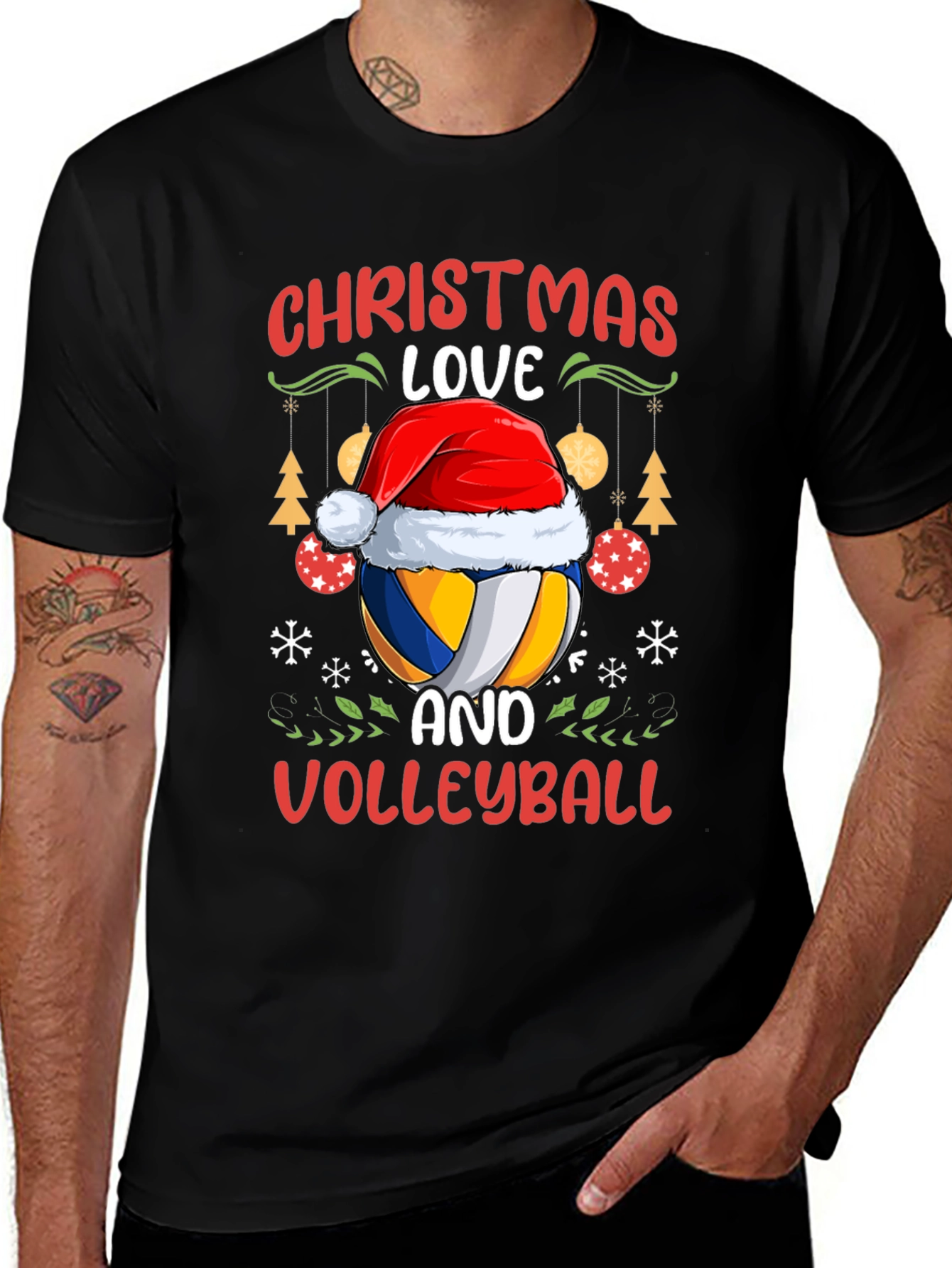 Christmas Volleyball T-Shirt: Holiday Love Gift