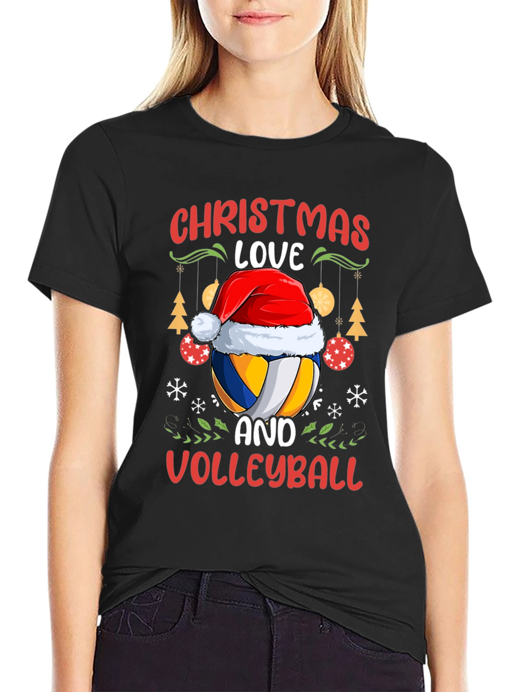 Christmas Volleyball T-Shirt: Holiday Love Gift