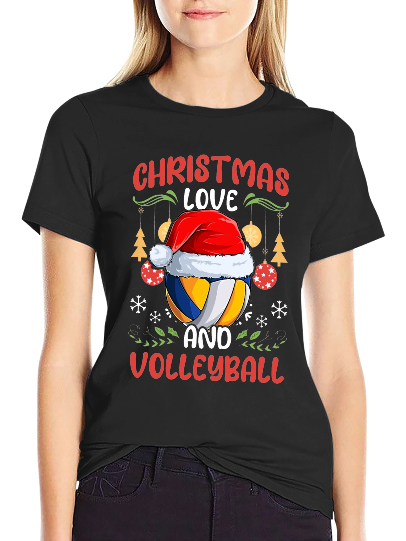 Christmas Volleyball T-Shirt: Holiday Love Gift