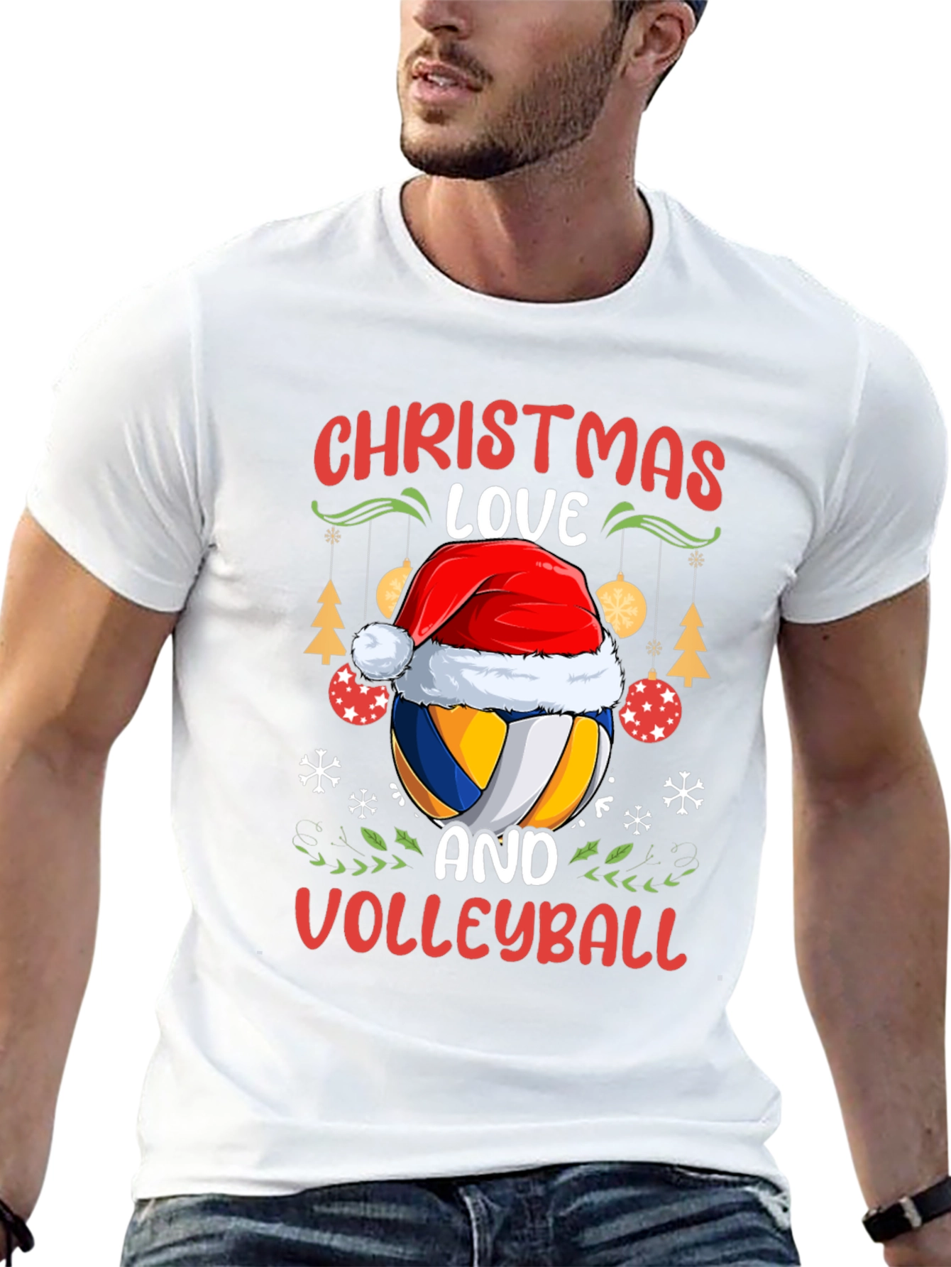Christmas Volleyball T-Shirt: Holiday Love Gift