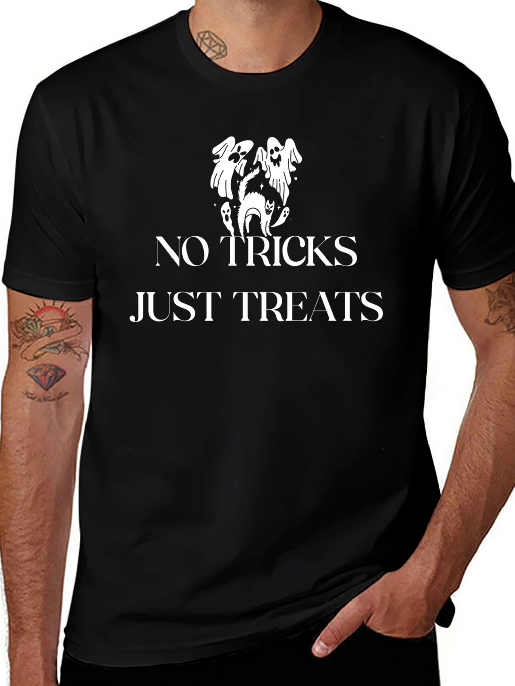 No Tricks Just Treats Halloween T-Shirt