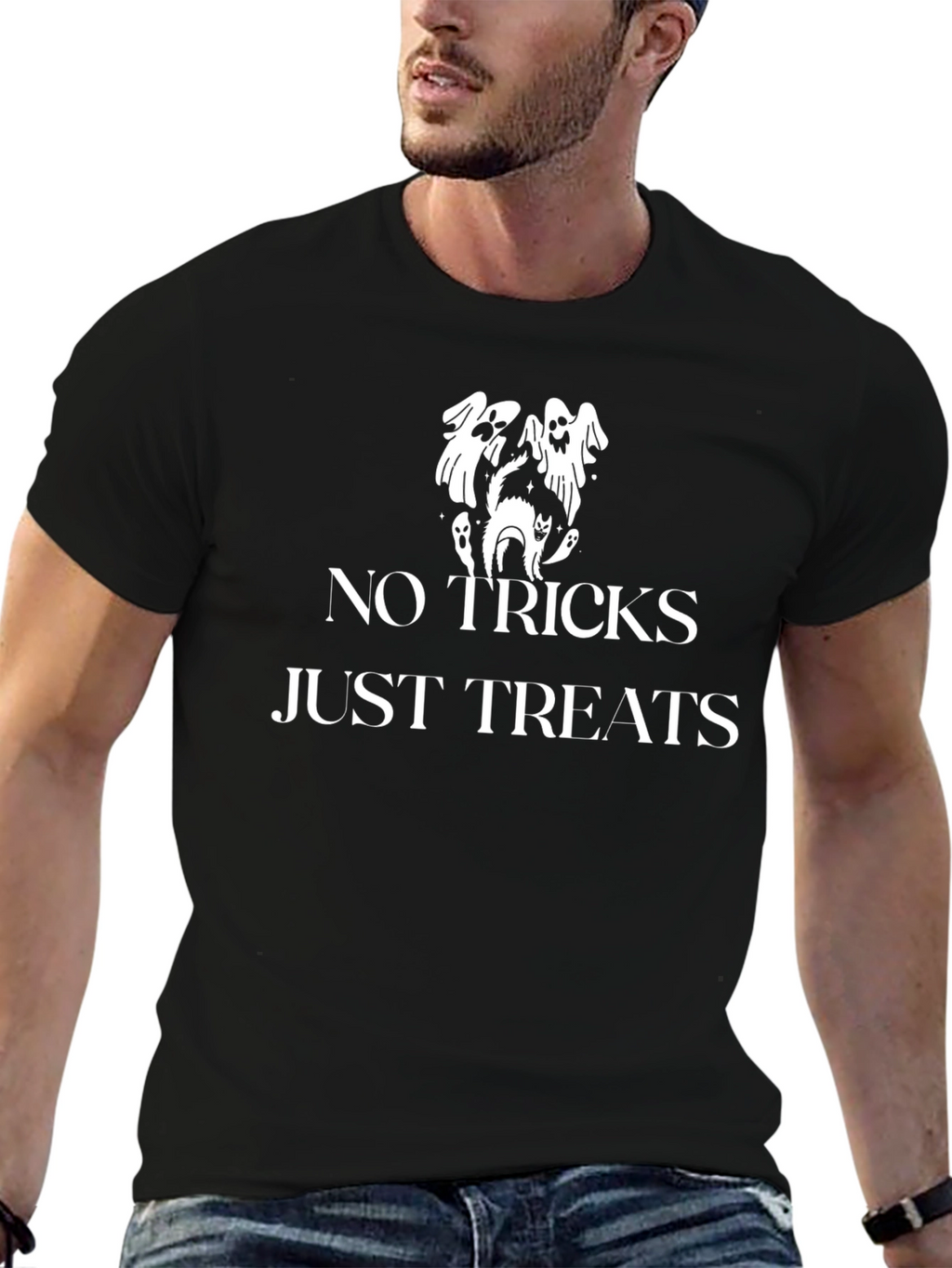 No Tricks Just Treats Halloween T-Shirt