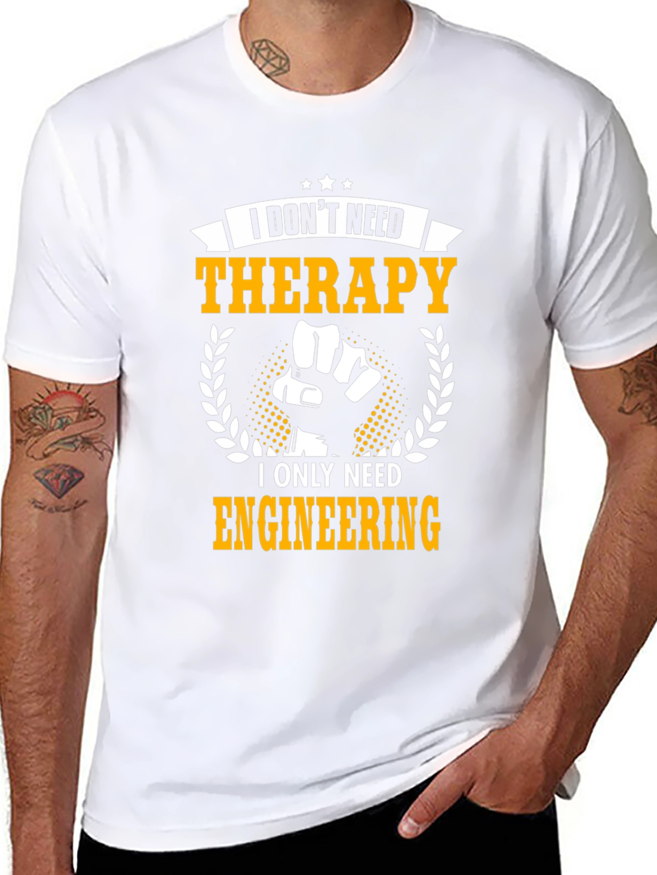 I Dont Need Therapy Engineering T-Shirt