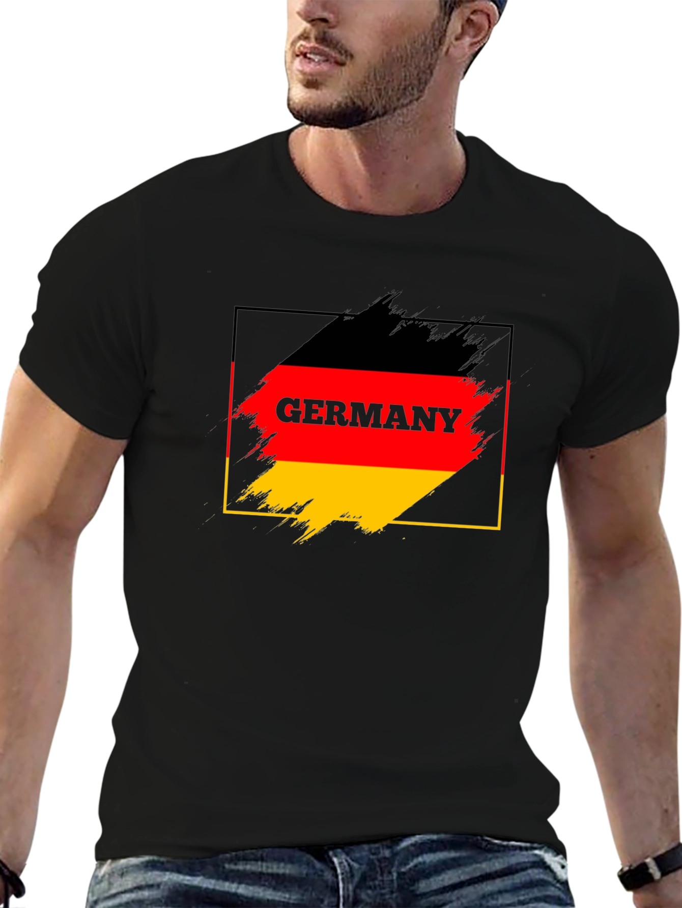 Germany Flag Brushstroke T-Shirt