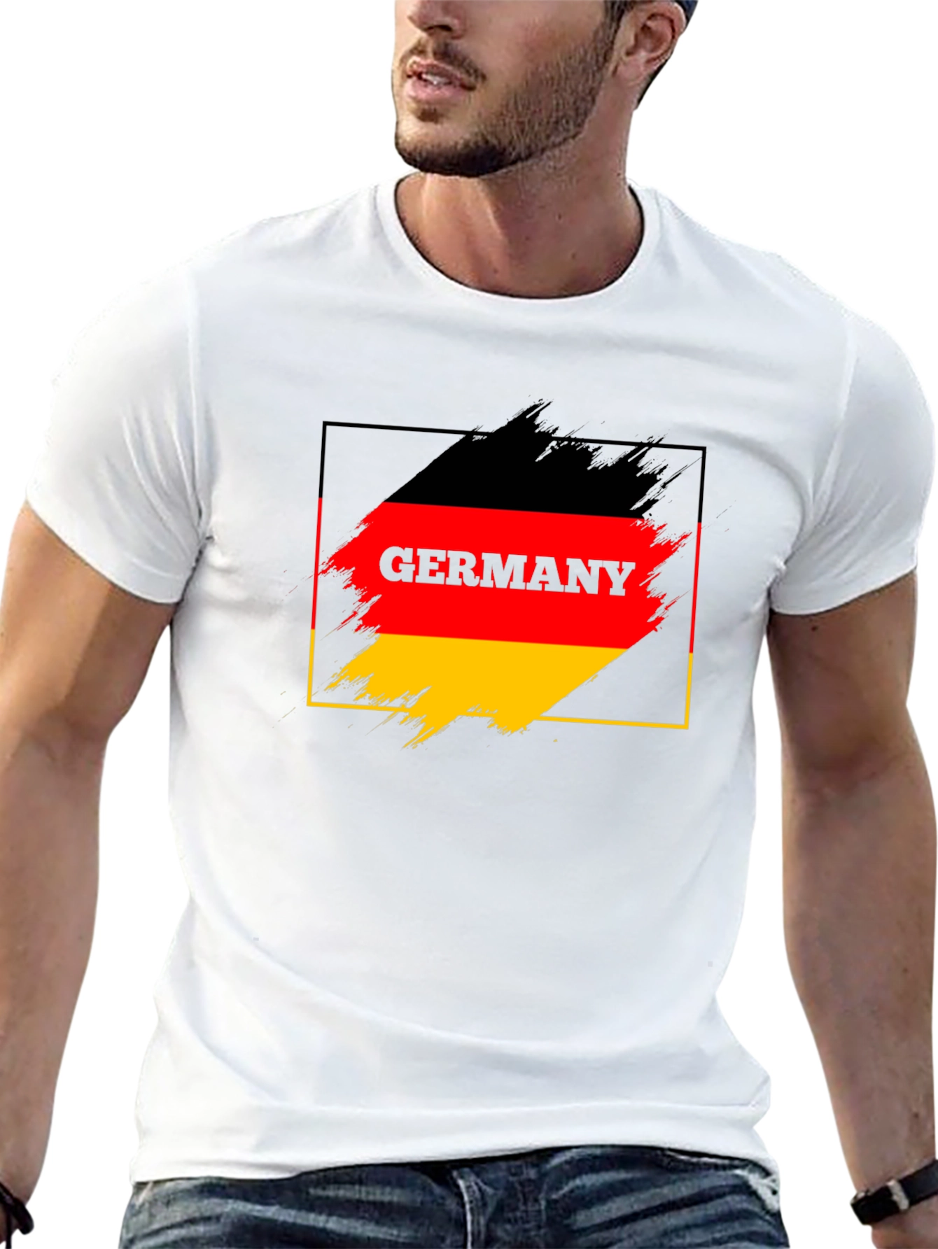 Germany Flag Brushstroke T-Shirt