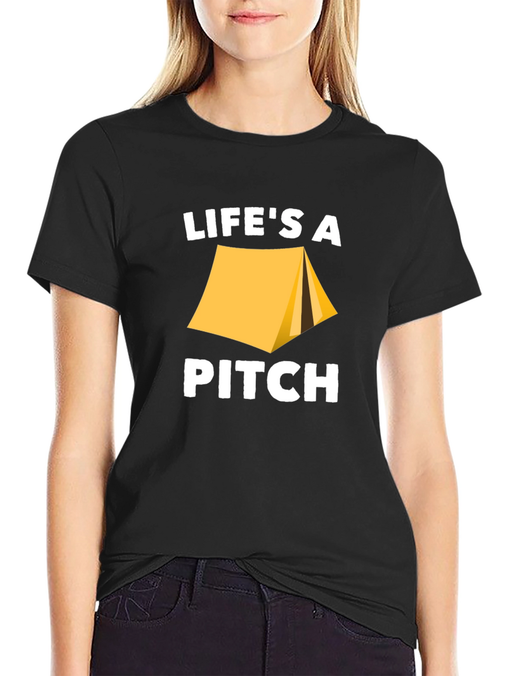 Lifes A Pitch Camping T-Shirt