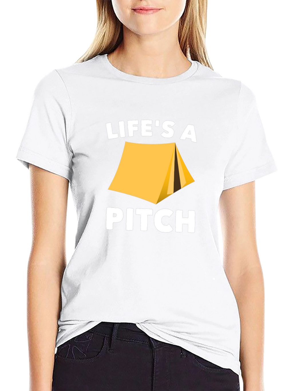 Lifes A Pitch Camping T-Shirt