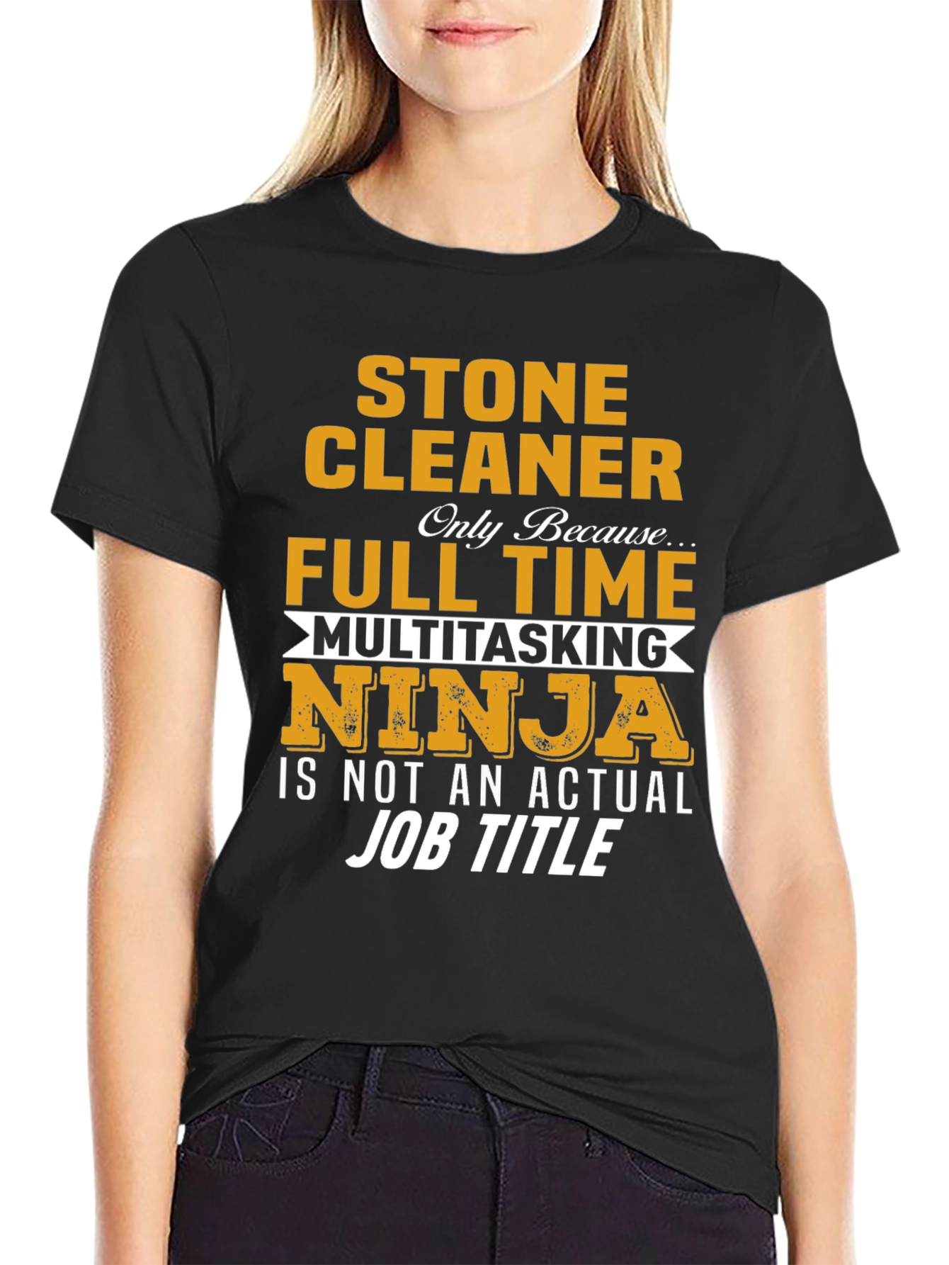 Stone Cleaner Multitasking Ninja Graphic Tee