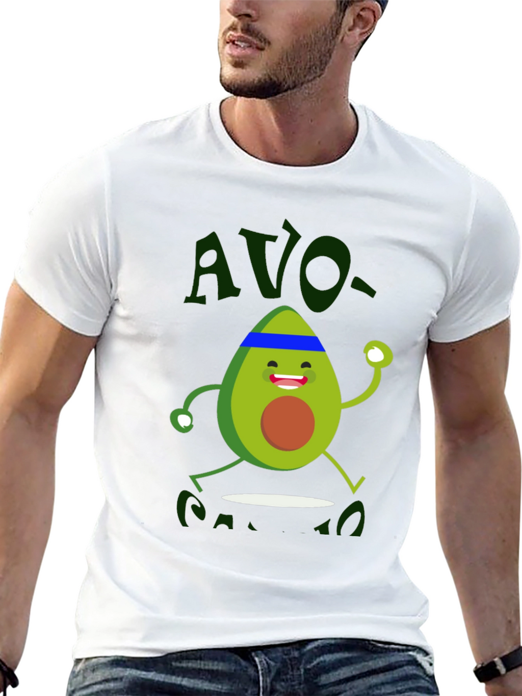 Avo-Cardio T-Shirt - Workout Avocado Graphic Tee