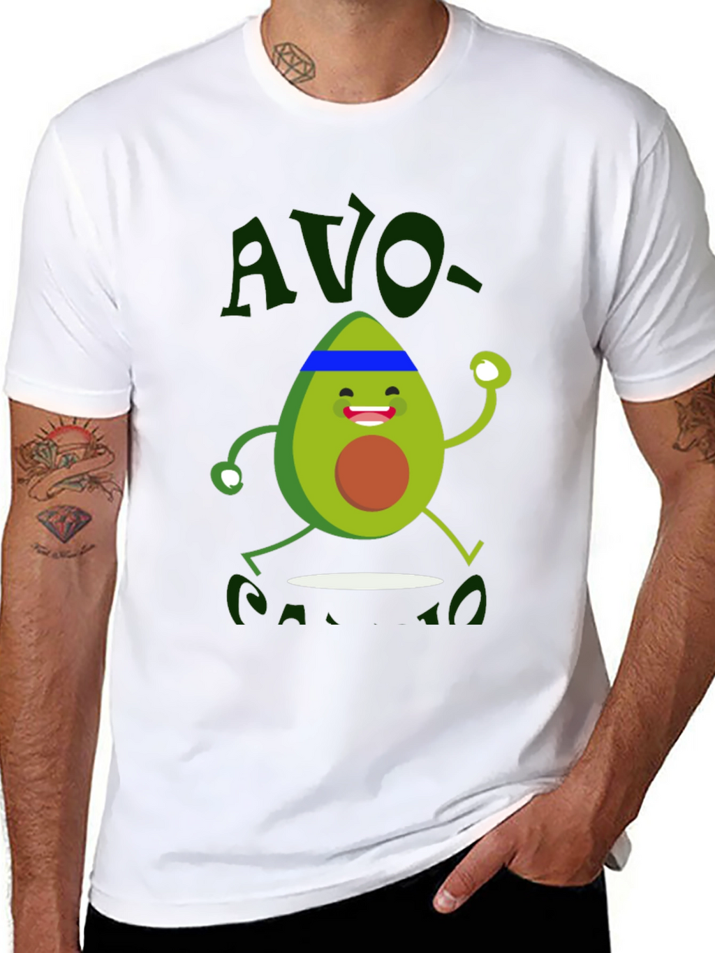 Avo-Cardio T-Shirt - Workout Avocado Graphic Tee