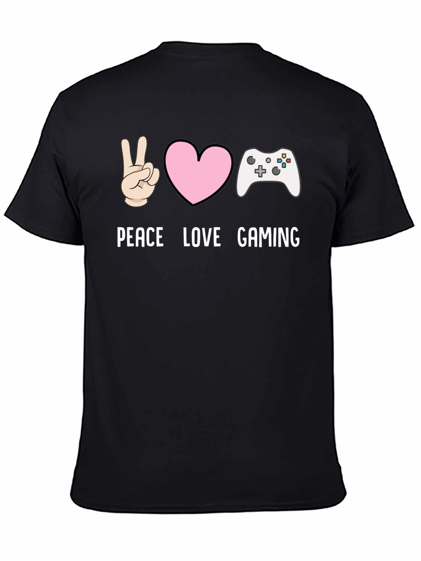 Peace Love Gaming T-Shirt - Gamer Tee