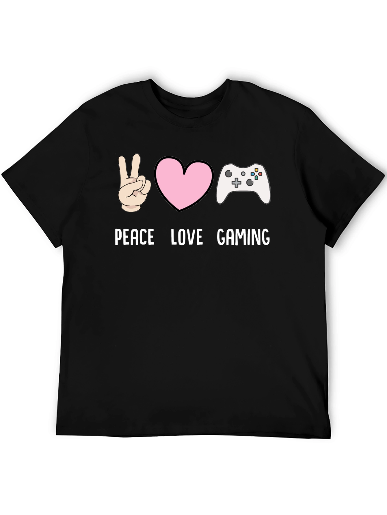 Peace Love Gaming T-Shirt - Gamer Tee