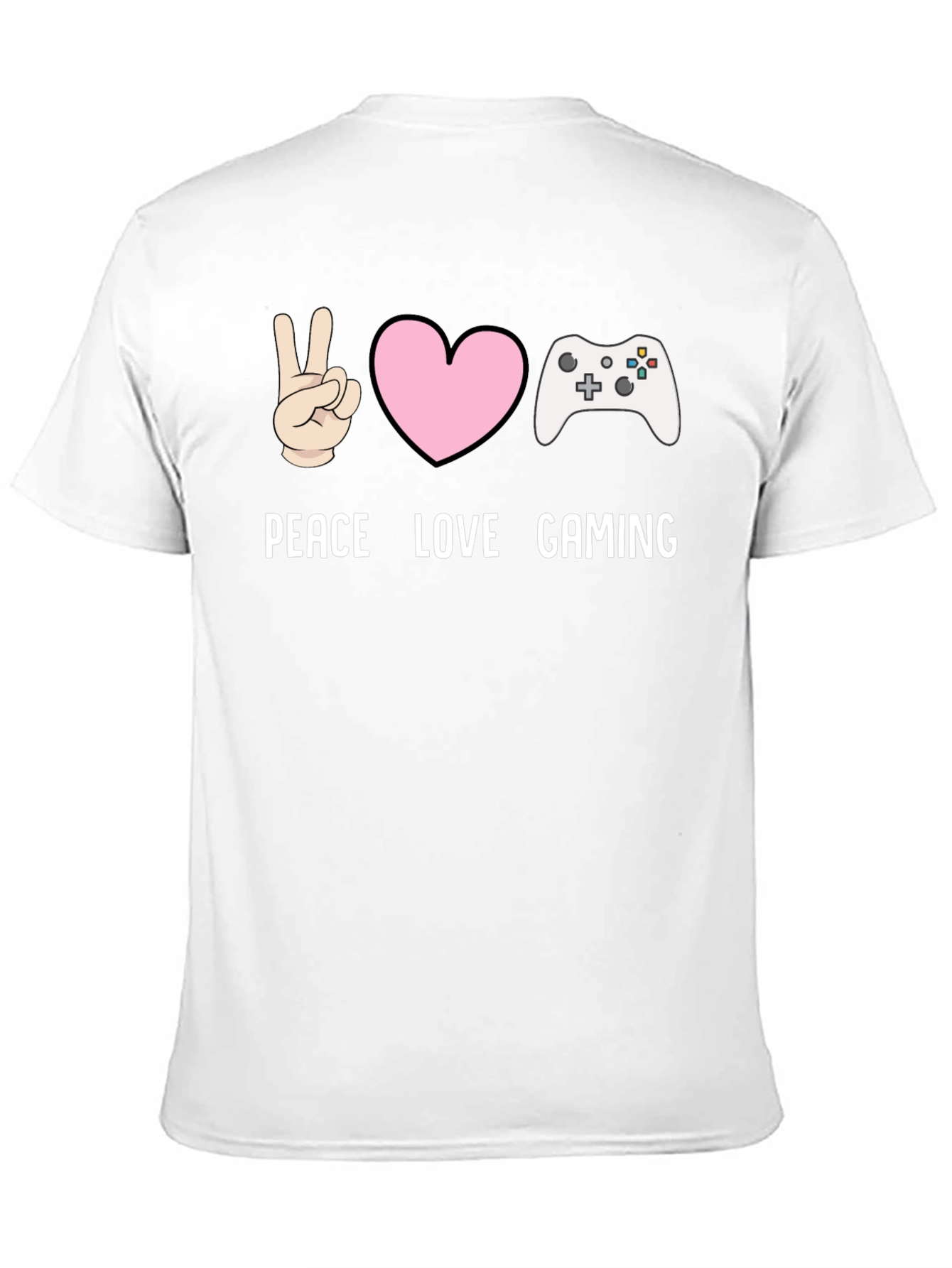 Peace Love Gaming T-Shirt - Gamer Tee