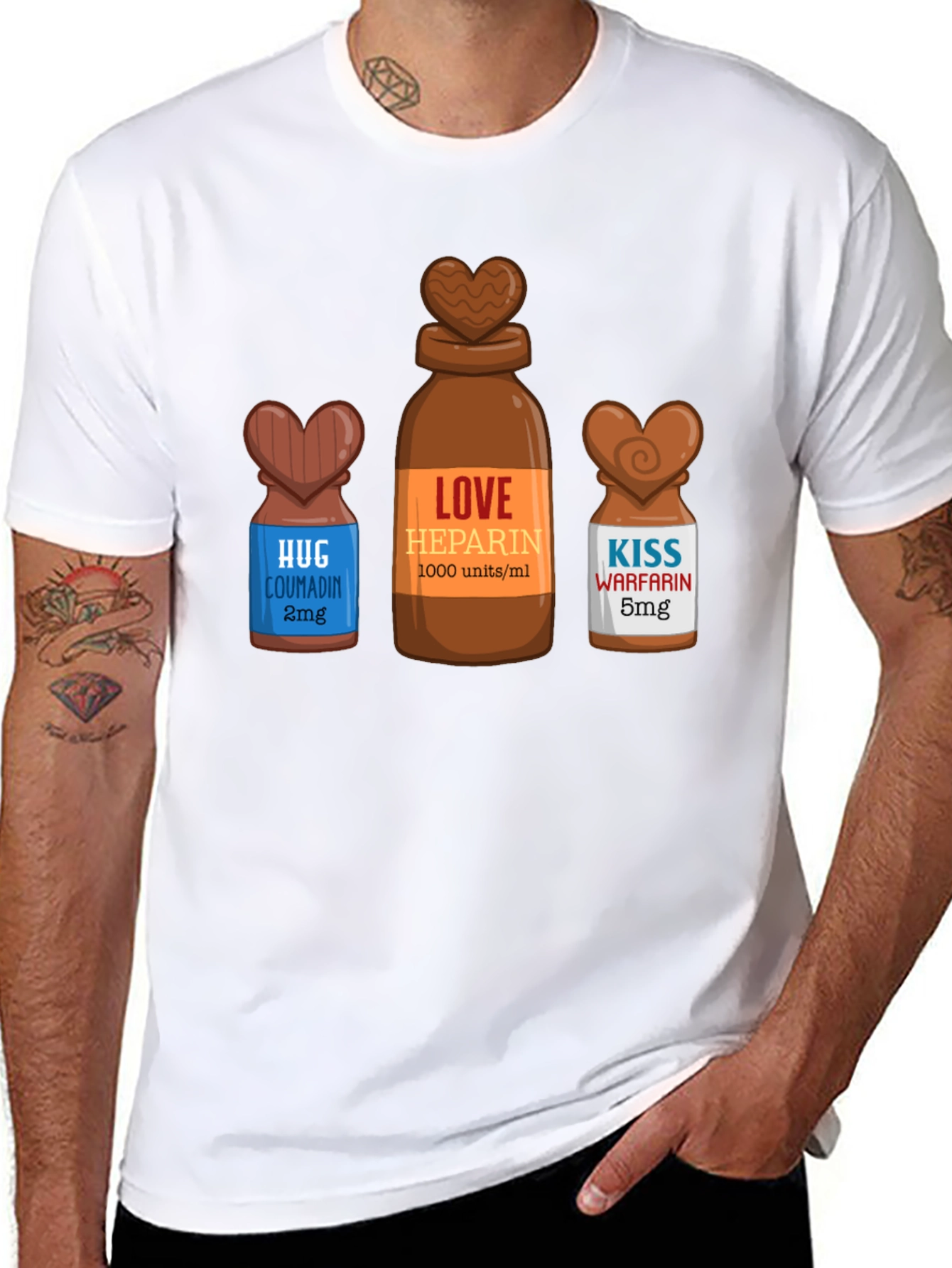Love Rx: Funny Medicine Heart T-Shirt