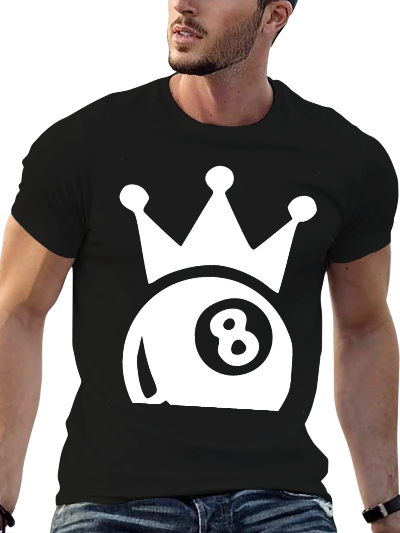 8-Ball Crown Graphic T-Shirt