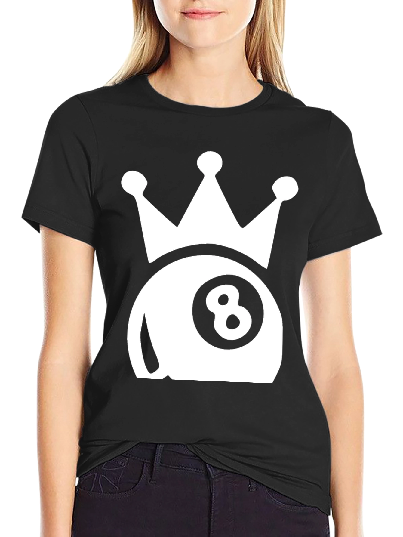 8-Ball Crown Graphic T-Shirt