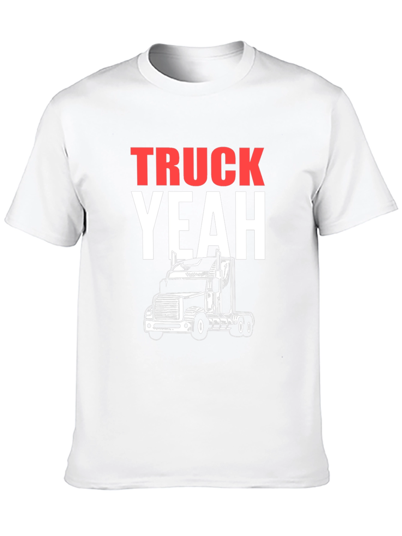Truck Yeah T-Shirt - Black Graphic Tee for Men