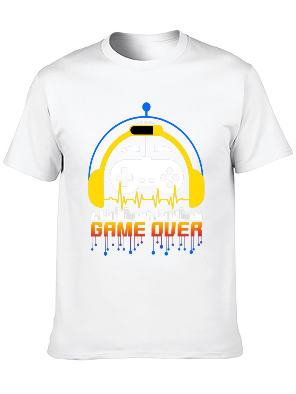 Game Over Graphic Tee - Gamer Style Shirt