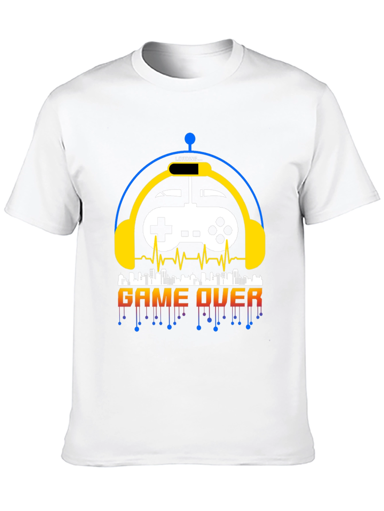 Game Over Graphic Tee - Gamer Style Shirt