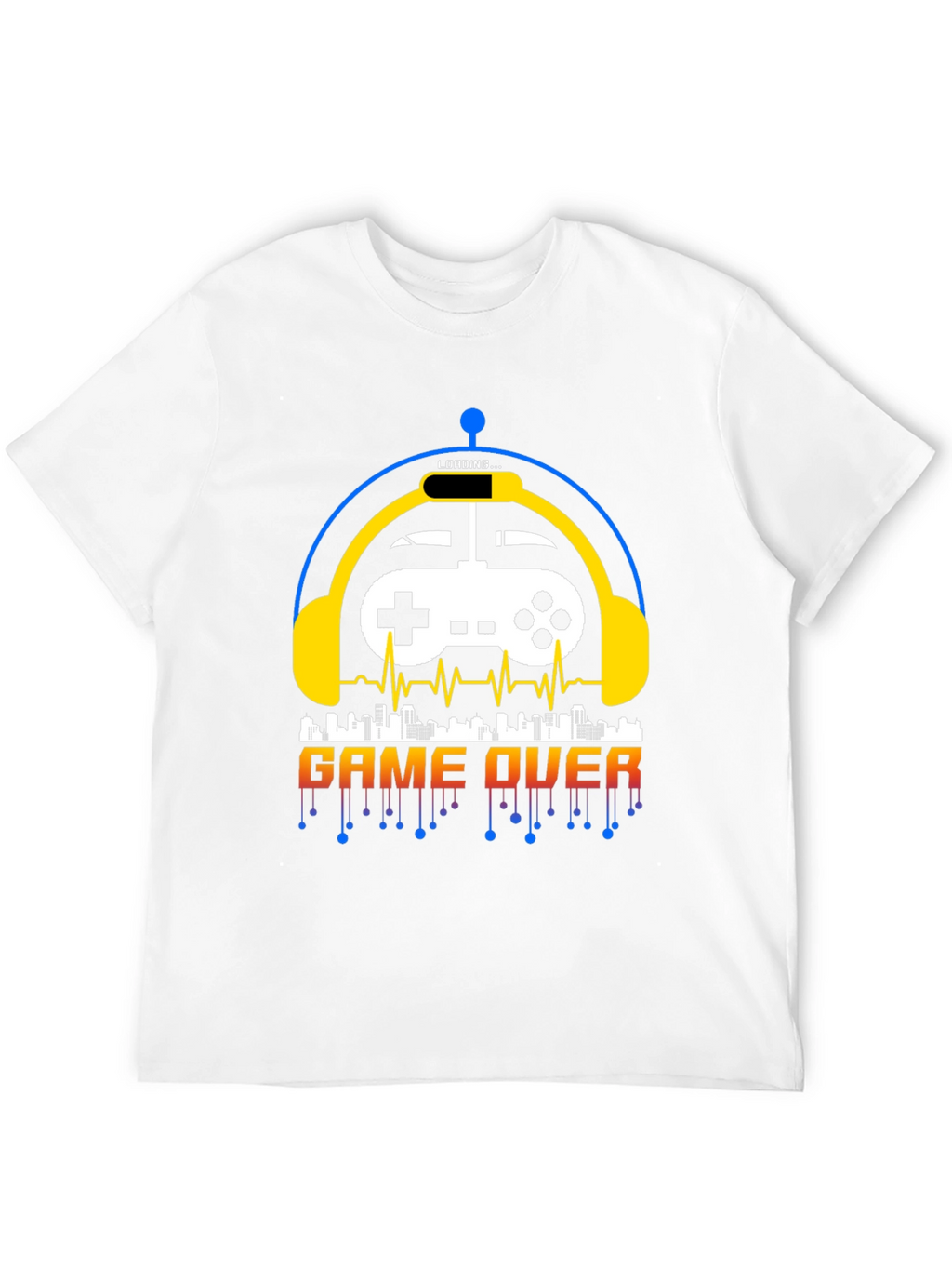 Game Over Graphic Tee - Gamer Style Shirt