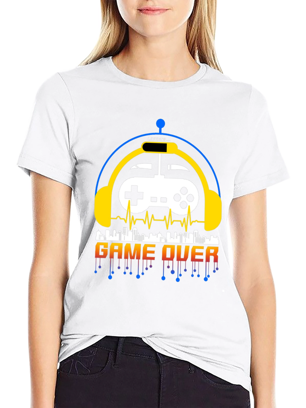 Game Over Graphic Tee - Gamer Style Shirt