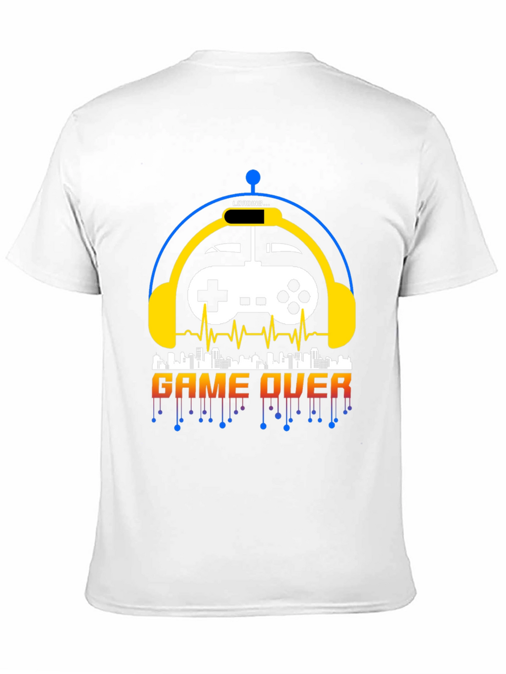 Game Over Graphic Tee - Gamer Style Shirt