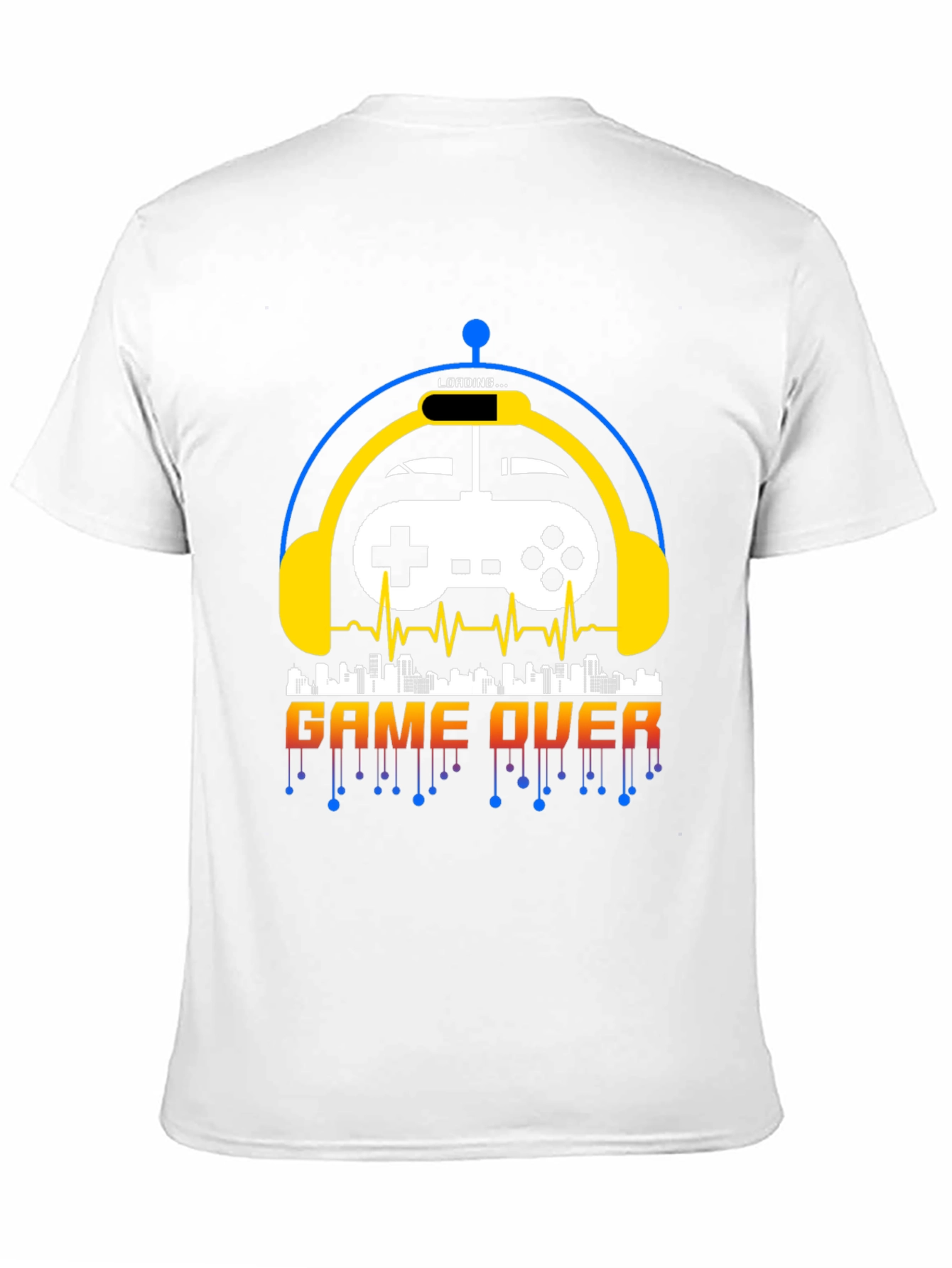 Game Over Graphic Tee - Gamer Style Shirt