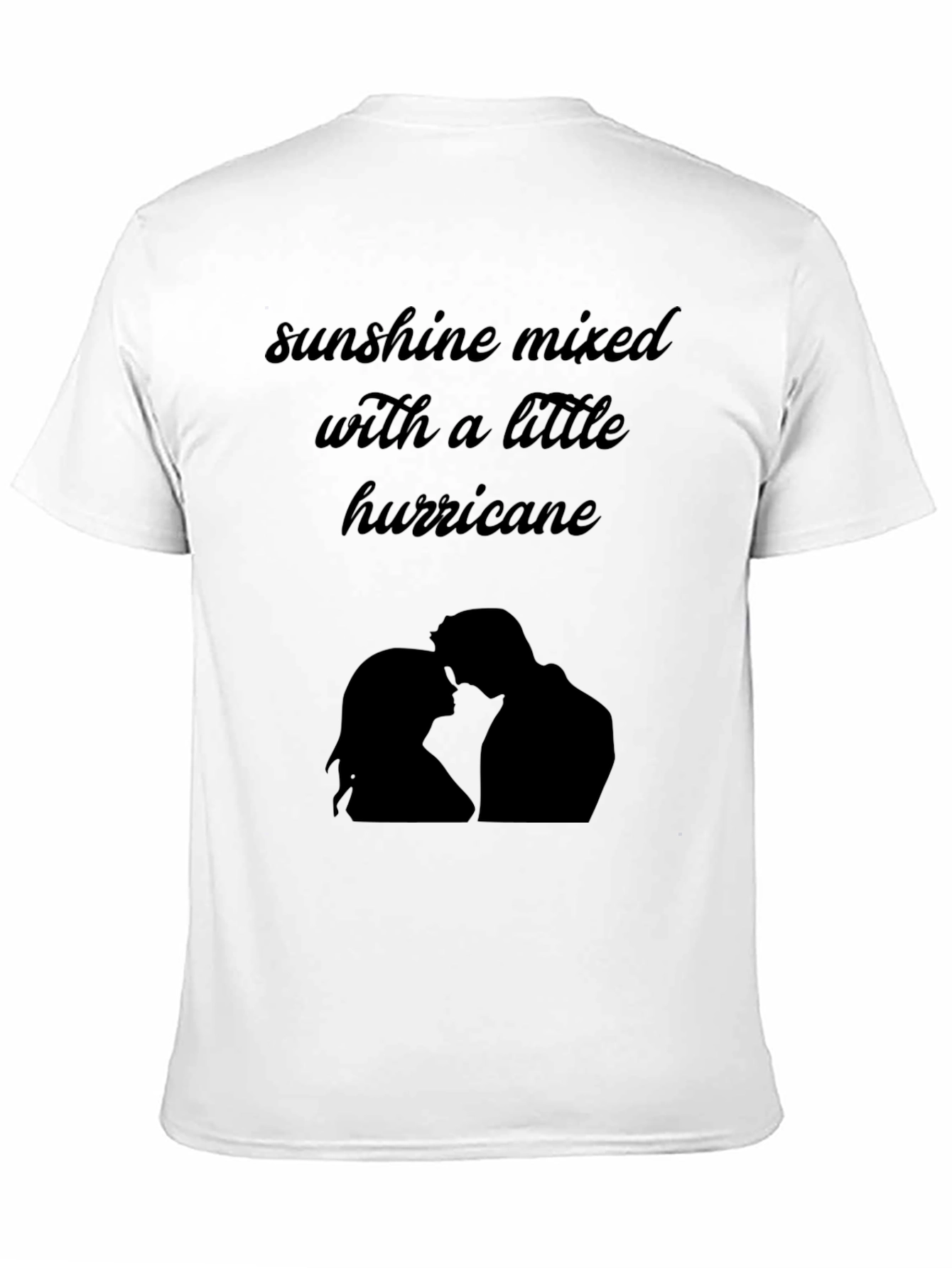 Sunshine Hurricane Graphic Tee - Stylish Black T-Shirt