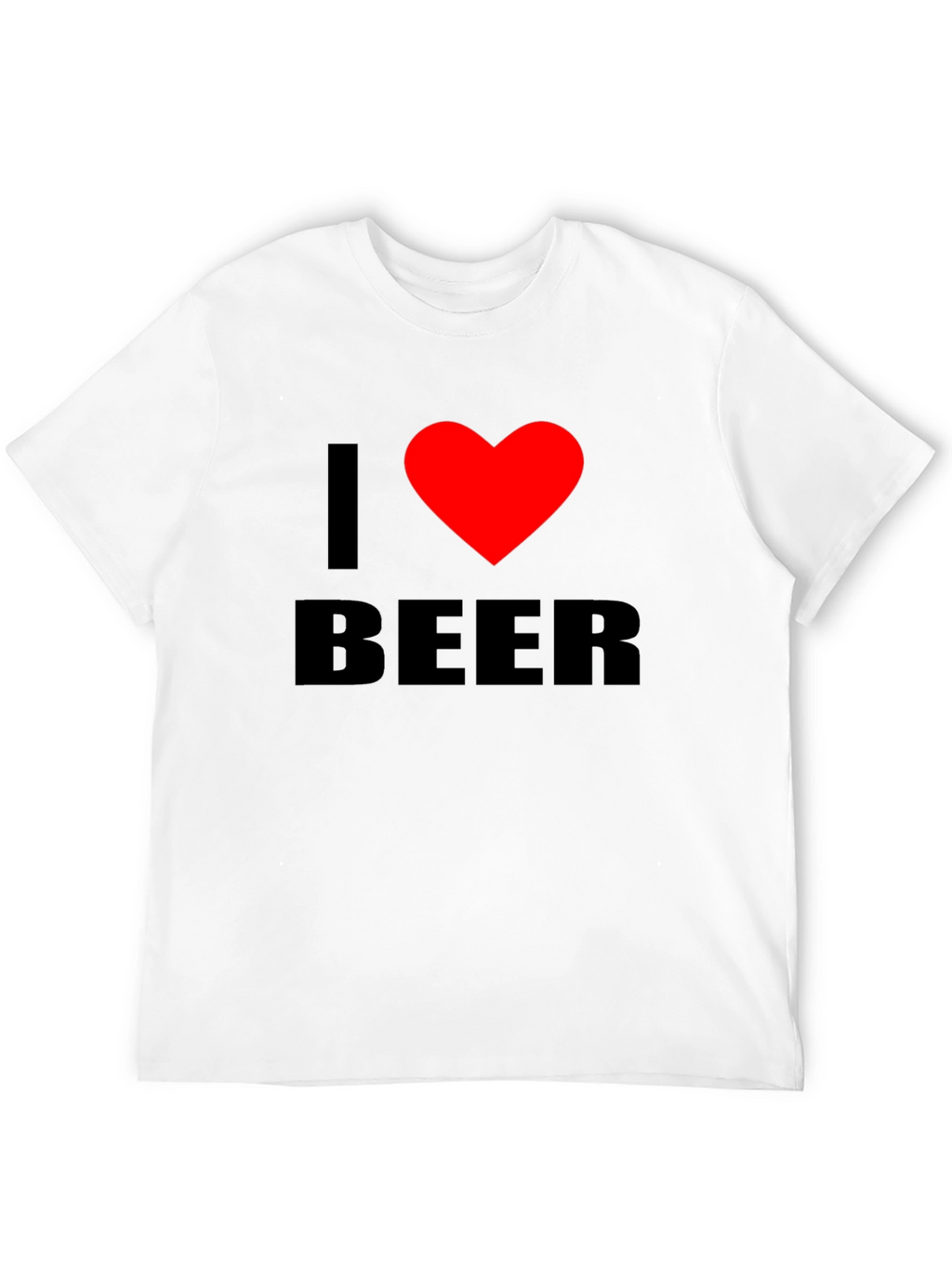 I Heart Beer Black T-Shirt
