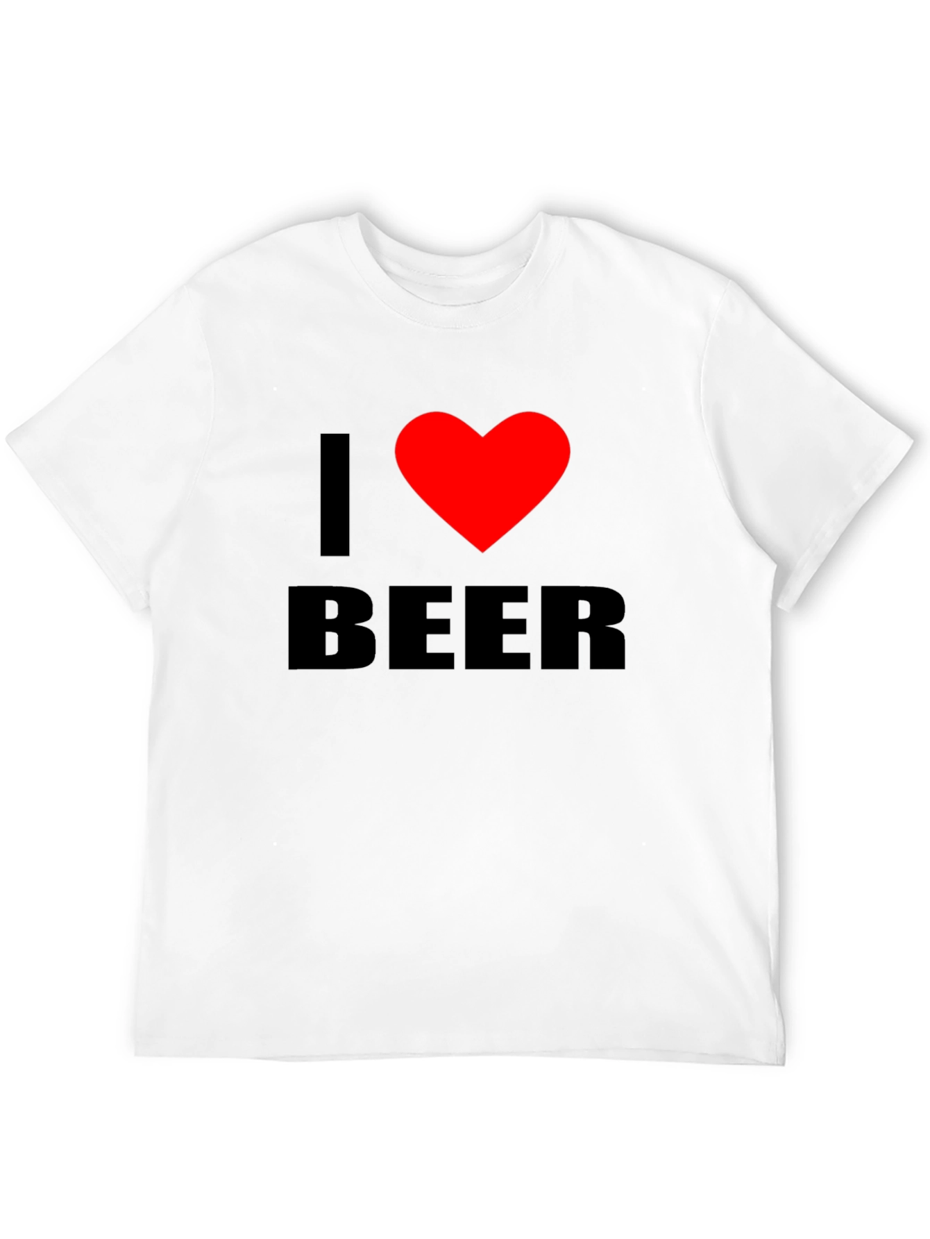 I Heart Beer Black T-Shirt