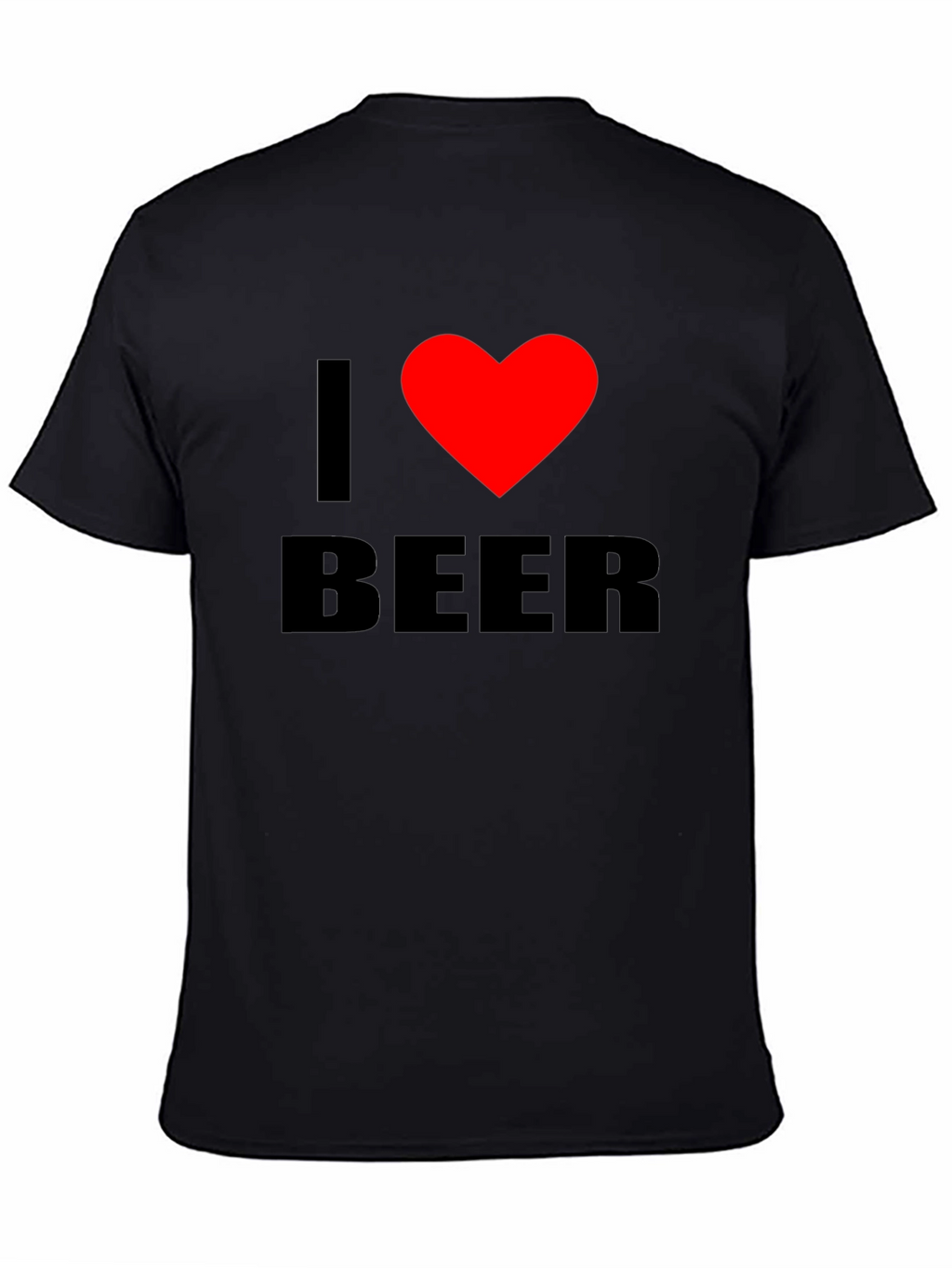 I Heart Beer Black T-Shirt