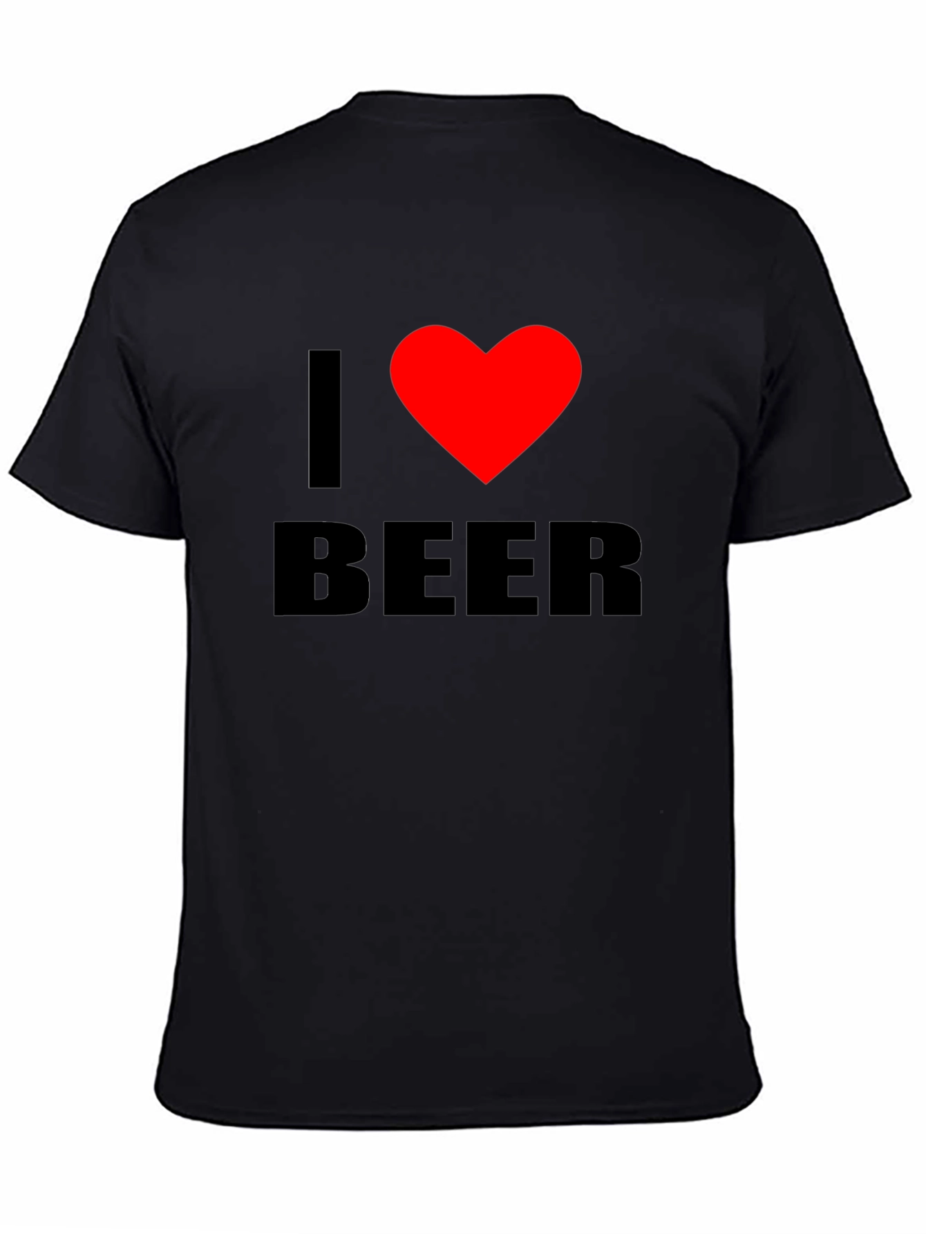 I Heart Beer Black T-Shirt