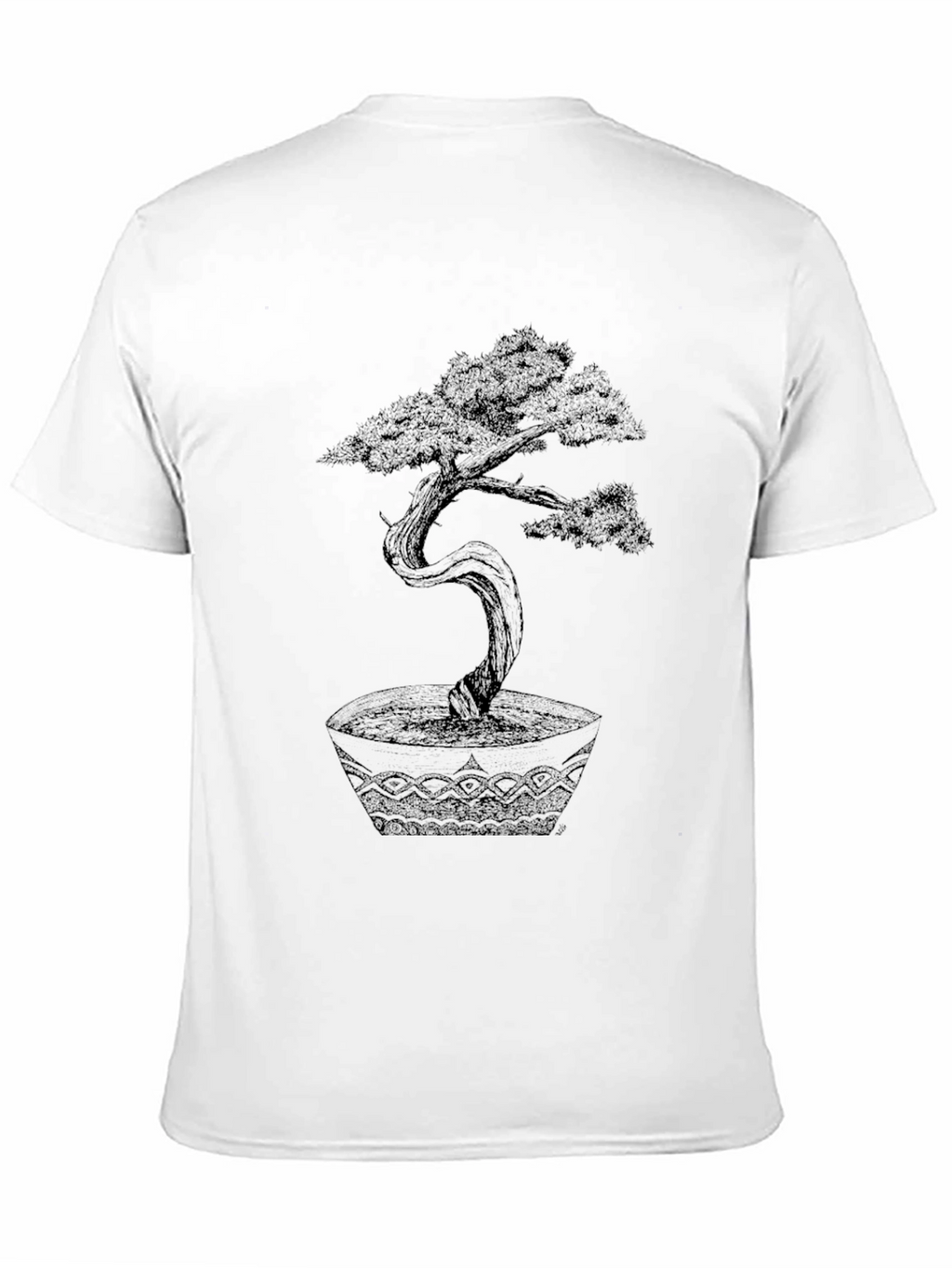 Bonsai Tree Graphic Tee - Unique Artistic Design