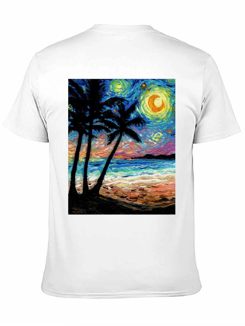 Starry Night Beach T-Shirt
